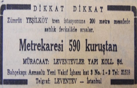 1954 yılında Beşiktaş ta Eminpaşa Konağı satılacakmış!