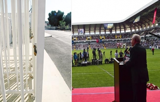 Tİre deki 70 milyon TL lik stat çürümeye terk edildi!