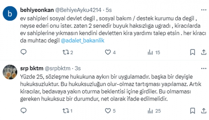Avukattan kiraya yüzde 25 zam sınırı açıklaması: Kiracı ve ev sahibine ‘kendi sorununuzu, kendiniz çözün’ deniyor gibi!