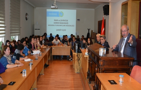 İTÜ Mimarlık öğrencilerinden Tekirdağ Belediyesi’ne ziyaret!