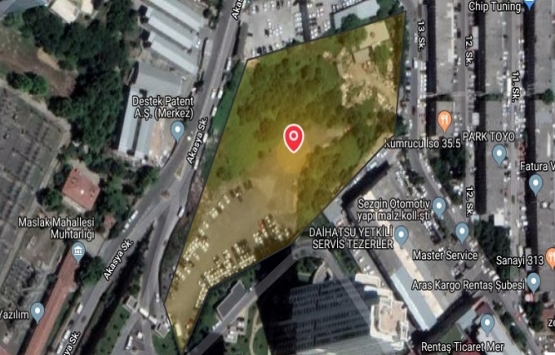 Ayazağa da 165.3 milyon TL ye icradan satılık arsa!