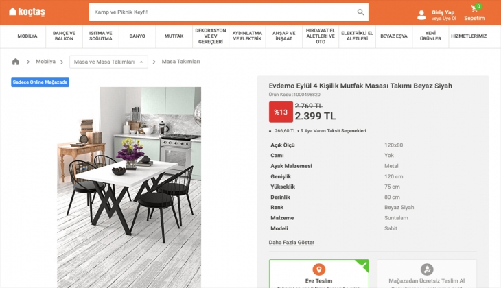 Koçtaş masa ve masa takımlarında indirim kampanyası başlattı! İşte 15 Eylül 2022 Koçtaş kampanyalı fiyat listesi