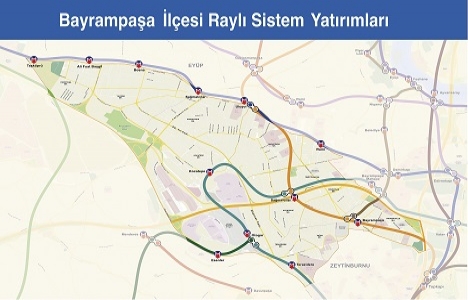 İşte İstanbul un raylı sistem haritası!
