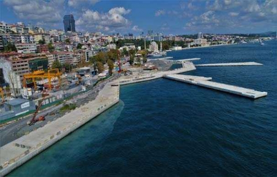 Kabataş Martı Projesi nde son durum havadan görüntülendi!