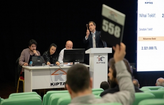 KİPTAŞ 3. Gayrimenkul Müzayedesi nde 54 dükkanının 13 ü satıldı!