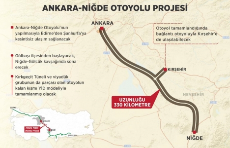 Ankara-Niğde otoyoluna ilk kazma vuruluyor!