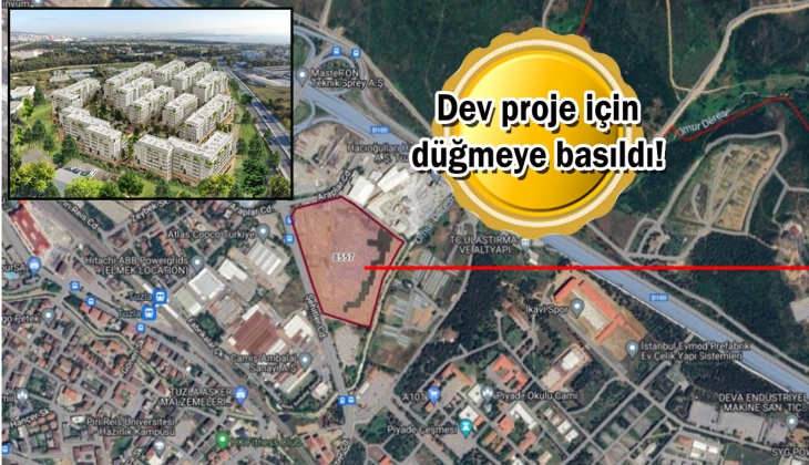 İş GYO'dan Tuzla'ya 1.115 konutluk yeni proje geliyor! 