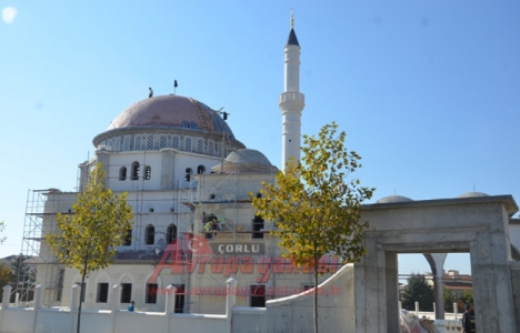 Çorlu Hacı Mehmet Şirikçi Camii hızla yükseliyor!
