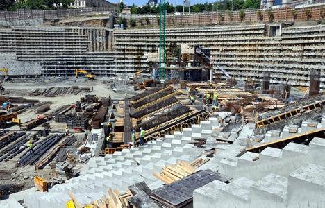 Vodafone Arena inşaatından son durum fotoğrafları!