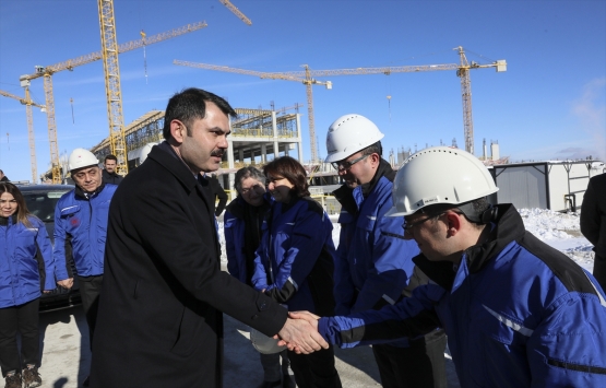 Murat Kurum, Yargıtay binası inşaatını inceledi!