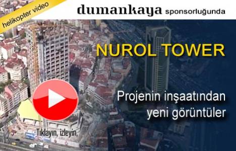 Nurol Tower Şişli Evleri'nin havadan son videosu!