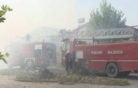 Malatya'da tekstil fabrikasında yangın!