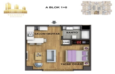 Trendist Ataşehir kat planları!
