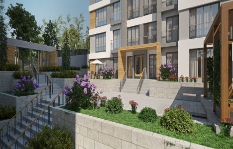 İstanbul daki 13 bahçeli konut projesi!