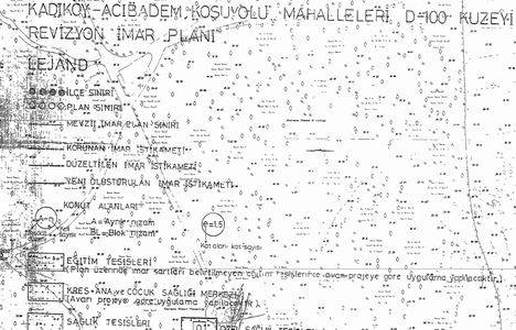 Kadıköy Acıbadem Koşuyolu D-100 Kuzeyi Revizyon İmar Planı askıya çıkıyor!