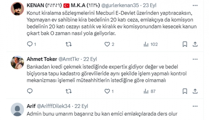 Emlakçılar komisyonlarda fatura kesiyor mu? Bakanlık araştırsın önerisi!