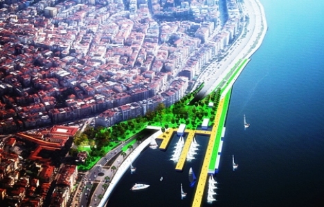 İzmir İnciraltı'na uzanan kıyı şeridi yeniden tasarlanıyor!