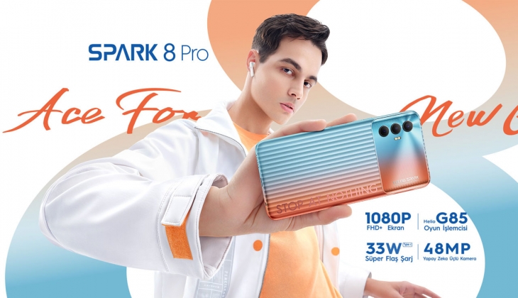 50 MP Kameralı Tecno Spark 8 Pro'ya indirim! 22 Eylül 2022 fiyat listesi...