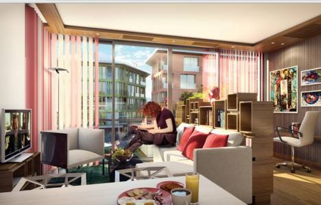 Sarıyer Panorama Koç Life örnek daire! Metrekaresi 6.300 TL!