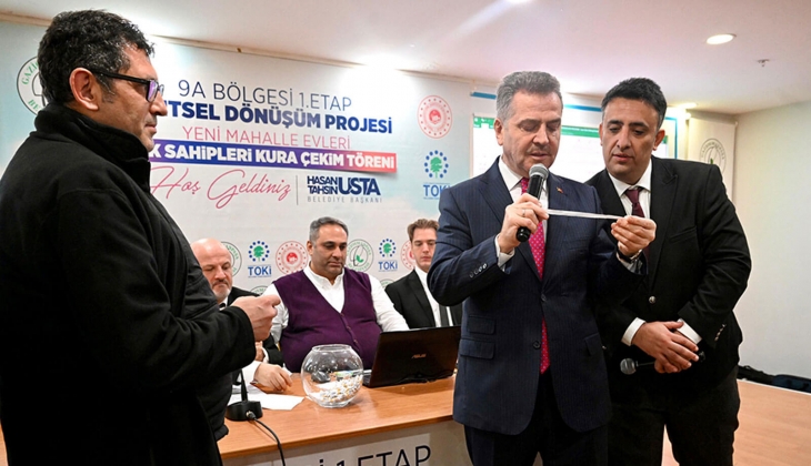 Gaziosmanpaşa Yenimahalle Evleri 9A 1. Etap Kentsel Dönüşüm Projesi nde kuralar çekildi!