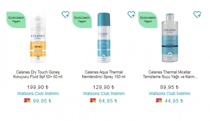Tüm Celenes ürünlerine yüzde 50 indirim! İşte Watsons 30 Ekim 2022 fiyat listesi…
