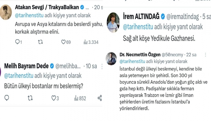 İstanbul da bostanlar nerdeydi?