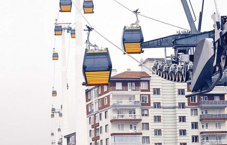 Yenimahalle-Şentepe teleferik hattının test sürüşü başladı!