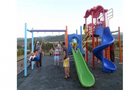 Tunceli Ovacık'ta çocuk parkı inşa edildi!