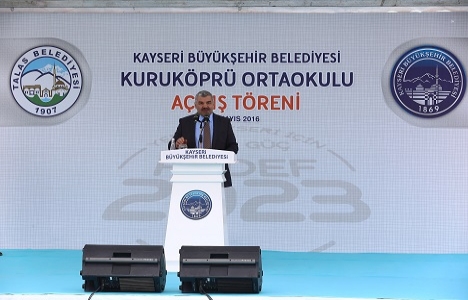 Kayseri Büyükşehir'den Talas'a ortaokul!