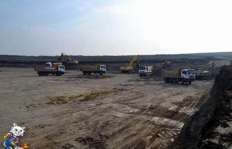 Akyurt Fuar Alanı nda kazı ve dolgu çalışmaları sürüyor!