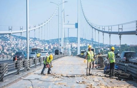 15 Temmuz Şehitler Köprüsü'nde çalışmalar 25 Ağustos’ta bitecek!