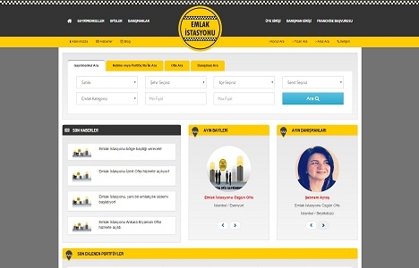 Emlak İstasyonu kurumsal web sitesi yenilendi!