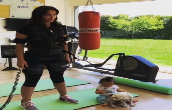 Zeynep Sever Demirel lüks villasına spor salonu yaptırdı!