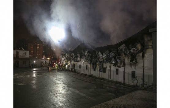 İstanbul Finans Merkezi şantiyesinde yangın!