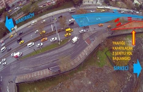 Avrasya Tüneli kavşak çalışması bu akşam başlıyor!