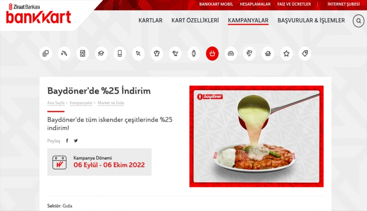 AVM gezginlerine müjde! Baydöner’de yüzde 25 indirim kampanyası başladı! İşte şartlar