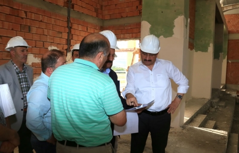 Keçiören Spor Salonu inşaatında yol yarılandı!