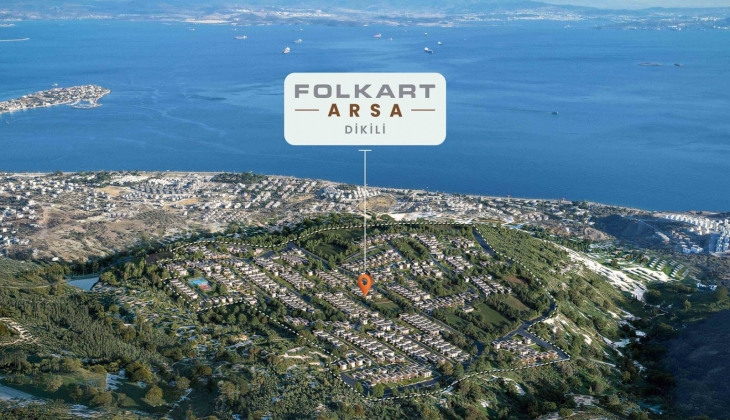 Folkart, Dikili'de 518 villa imarlı parseli 3 milyon 790 bin TL'den başlayan fiyatlarla satışa çıkardı!    