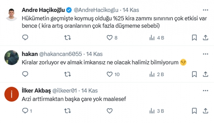 Konut fiyat artış hızı sert, kira artış hızı çok daha gecikmeli düşüyor! 