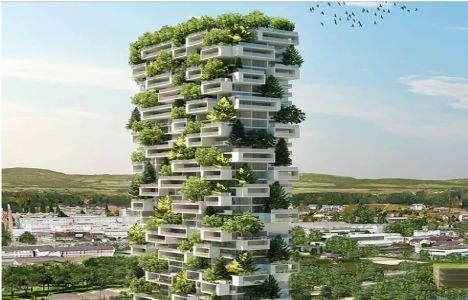 Dikey orman Santalaia binası 1 yılda tamamlandı!