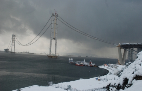 İzmit Körfez Geçiş Köprüsü'nün ilk tabliyesi 15 Ocak'ta yerleştirilecek!