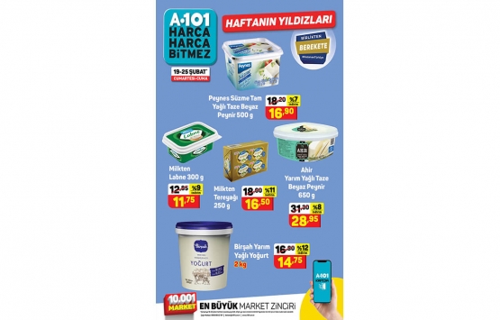 A101 25 Şubat kataloğunda görülmemiş indirimler! O ürün 65,90 TL yerine 32,95 TL ye satılıyor!