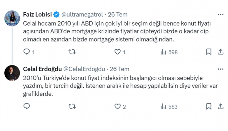 2010 dan bu yana konut fiyatları Türkiye de yüzde 61, ABD de yüzde 86 arrtı!