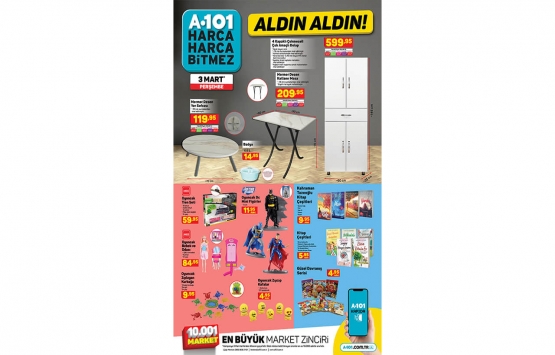 A101 3 Mart 2022 kataloğu! Kadınlar gününe özel dev fırsatlar!
