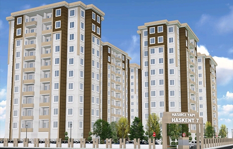 Gaziantep Haskent 7 Sitesi' nde daireler 153 bin TL' den başlıyor!