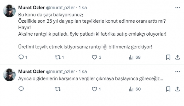 Yatırım yapan olmazsa kiralayacak ev de olmaz! Türkiye de kısıtlananlar, konut yatırımını yurt dışında yapıyor!