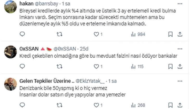 Mevduat faizleri 2002 den beri en yüksek seviyesinde! 350 bin TL nin faiz getirisi hangi bankada kaç TL?