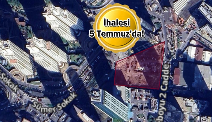Maslak plazalar bölgesinde dev satış: Otopark olarak kullanılan arsa 36.6 milyon TL'ye satılıyor!