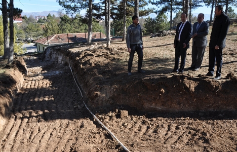 Hüdai Kaplıcaları'ndaki mesire alanı yenileniyor!