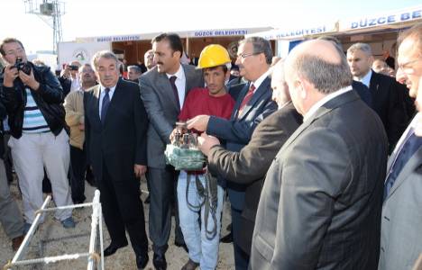 Düzce katı atık tesisinin temeli atıldı!